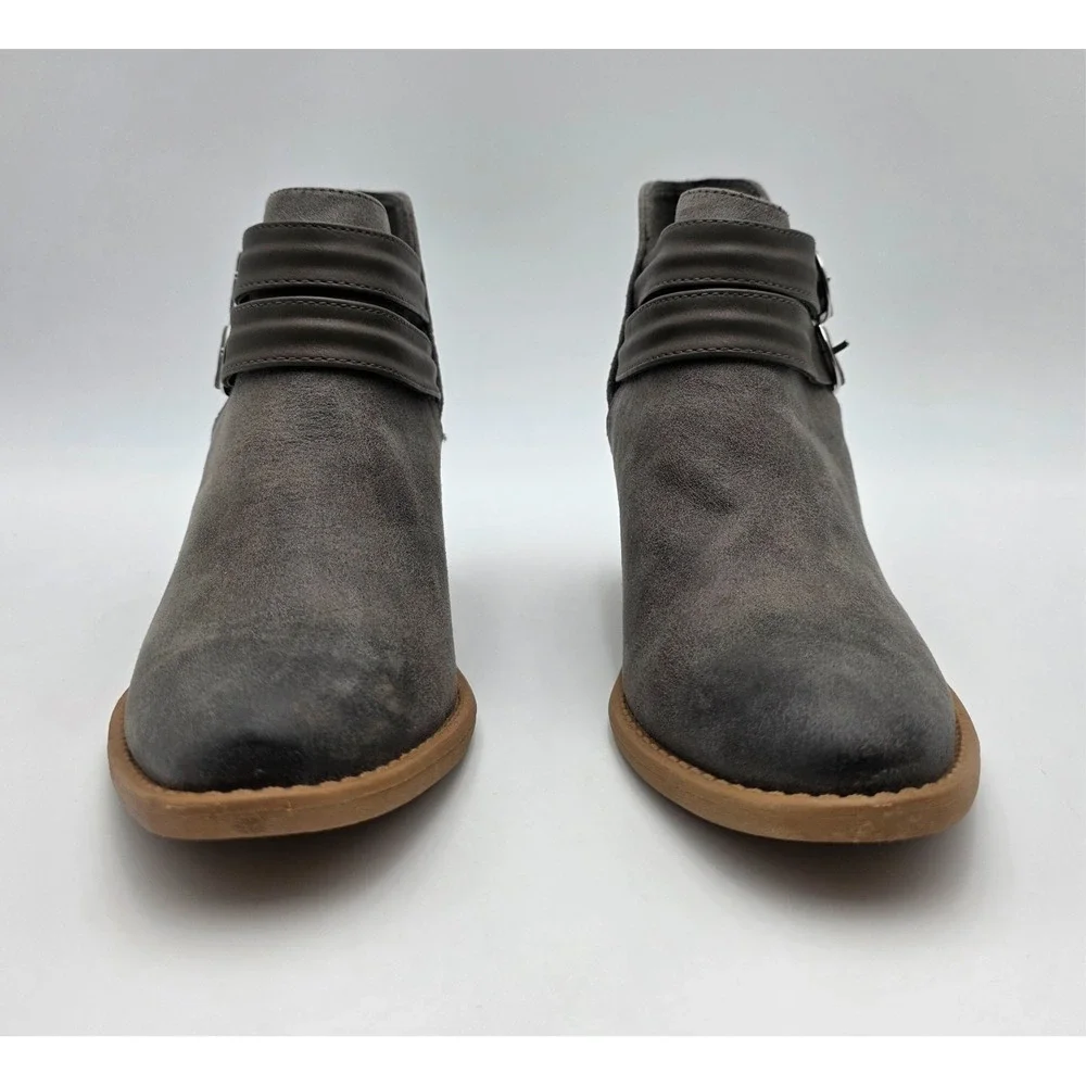 Womens Qupid Booties Size 8.5 Gray New Super Cute